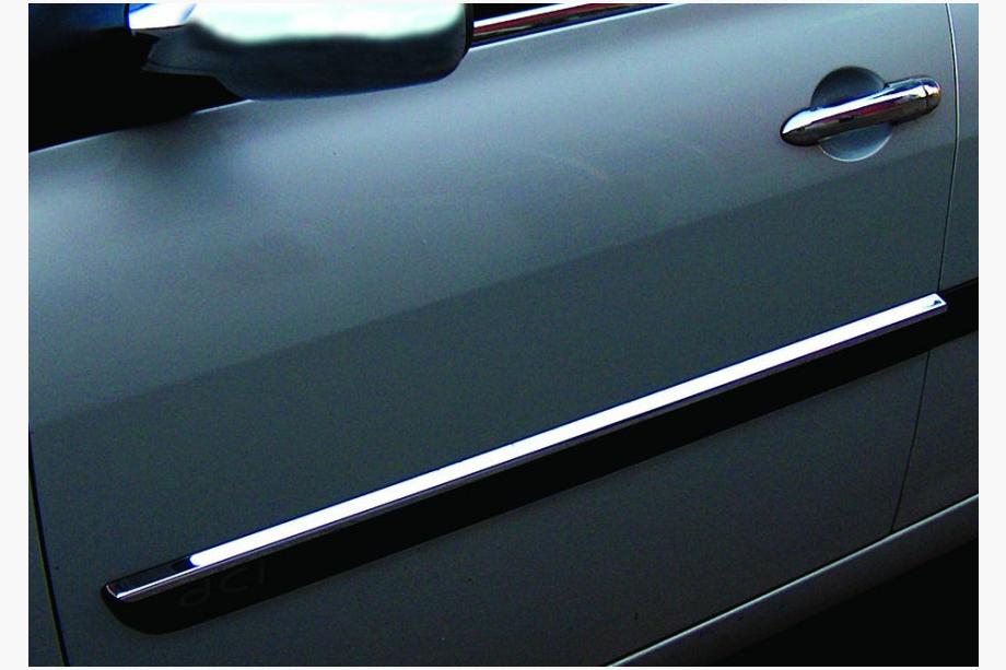 Renault Megane II 2004-2009 Molduri subtiri usa 2006-2010 (4 buc, inox) Foto 1