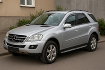 Mercedes ML W164 2005-2011 Deflectoare geam incastrabile (4 buc, Esa) foto 1