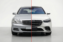 Mercedes S-class W221 2005-2013 Kit de facelift pentru W223 AMG Line foto 1