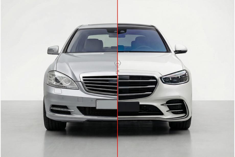 Mercedes S-class W221 2005-2013 Kit de facelift pentru W223 AMG Line Image