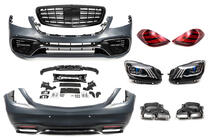 Mercedes S-class W222 2013-2022 Kit caroserie facelift S63 AMG-2018 foto 2