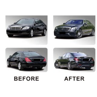 Kit caroserie facelift catre W222 AMG S63 foto 4