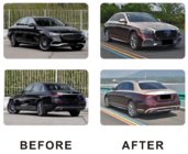 Mercedes E-class W213 2016-2023 Kit caroserie Maybach (pentru 2020-2024) foto 3