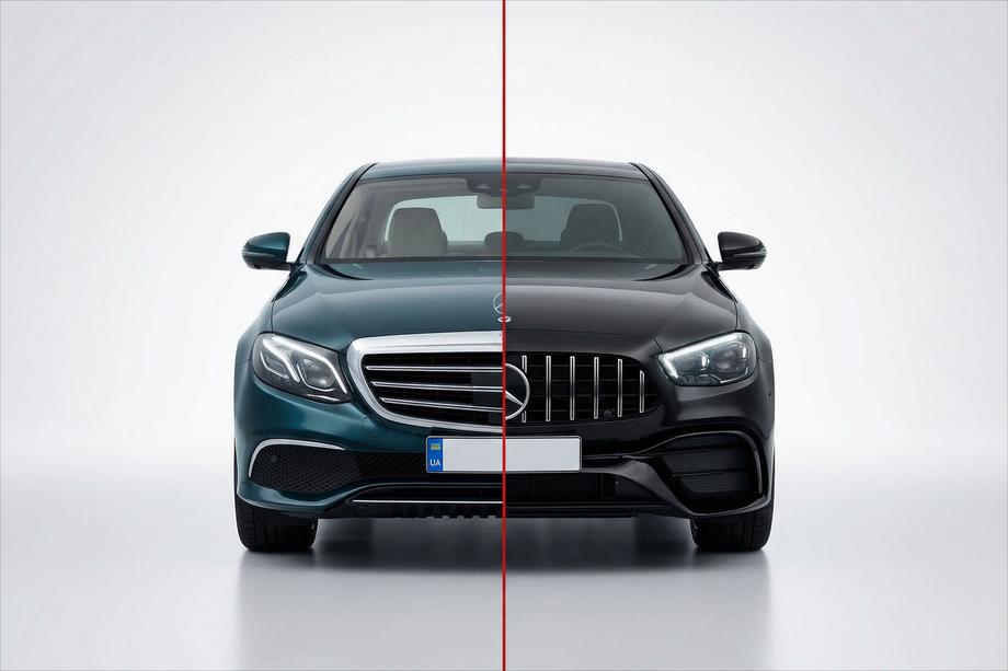 Mercedes E-class W213 2016-2023 Kit caroserie facelift stil AMG E63 2024 Image