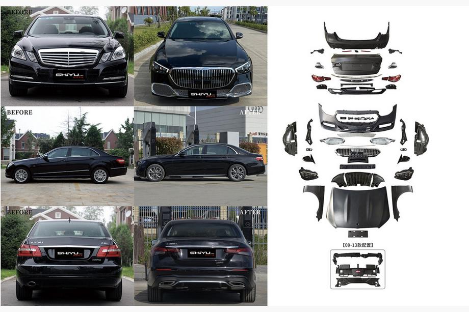 Mercedes E-class W212 2009-2016 Kit restyling catre W213 Maybach 2024 Foto 1