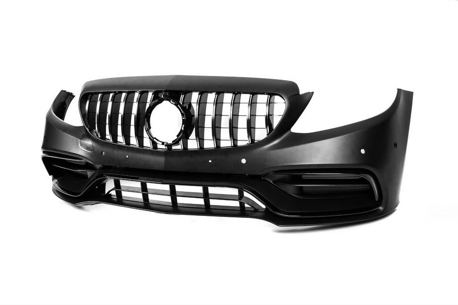 Mercedes C-class W205 2014-2021 Kit caroserie cu difuzor pentru Coupe (AMG C63-design 2018-2021) Foto 5