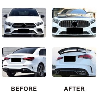 Body kit AMG A45 (Type-B) Mercedes A-сlass W177 2018- foto 1