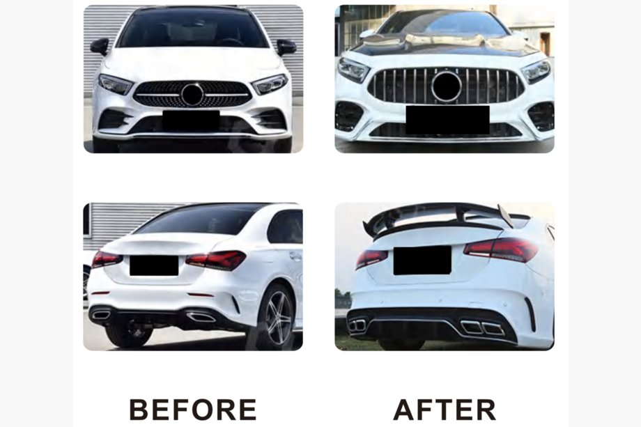 Mercedes A-class W177 2018- Body kit AMG A45 (Type-B) Image