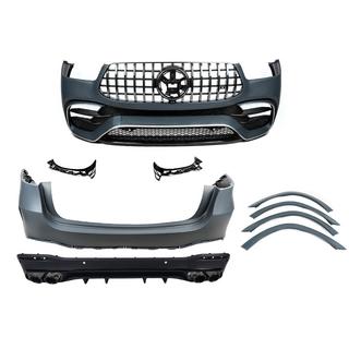 Set body kit AMG GLE53 2018-Design (cu bara spate completa) Mercedes GLE W167 2018- foto 1