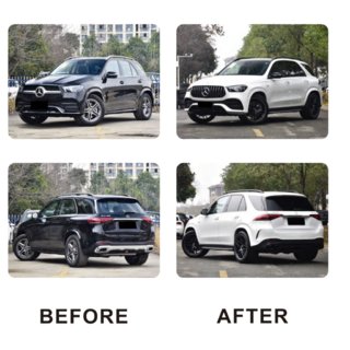 Set body kit AMG GLE53 2018-Design (cu bara spate completa) Mercedes GLE W167 2018- foto 2