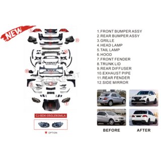 Kit restyling pentru W166 GLE63 AMG foto 4