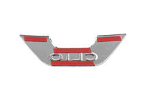 Renault Clio IV 2012-2019 Rama Cromata Emblema Fata Carmos (Otel Inoxidabil) foto 4