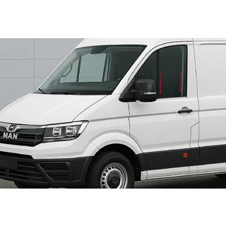 Ornamente geamuri (2 buc, inox) Man TGE 2017- foto 1