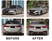 BMW Seria 5 G30/G31 2017–2023 Kit restyling cu capota si aripi (pentru M5 Competition 2021) foto 3