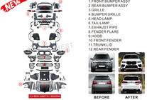 BMW X5 E70 2007-2013 Kit caroserie facelift catre X5M F95 2019 foto 8
