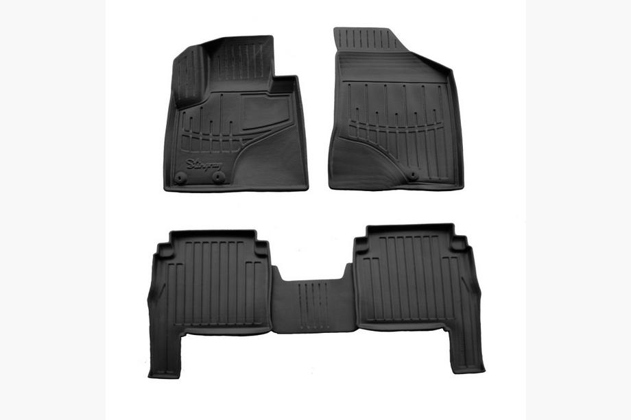 Hyundai Santa Fe 2 2006-2012 Covorase cauciuc Stingray 3D (2010-2012, 5 buc) Image