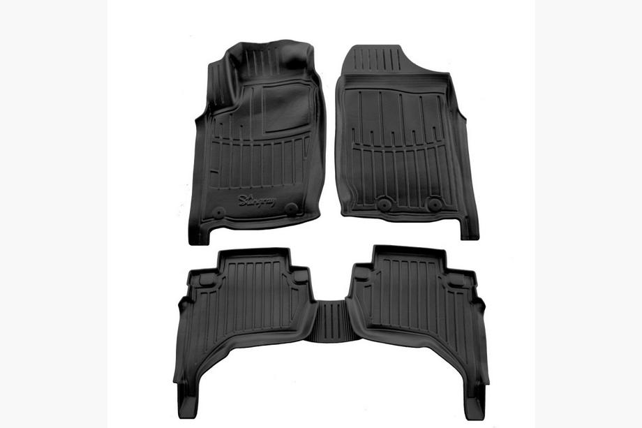 Mitsubishi L200 2006-2015 Covorase cauciuc Stingray 3D (arabic version, 5 buc) Image