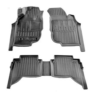 Covorase cauciuc Stingray 3D (Crew Cab, 5 buc) Toyota Hilux 2006-2015