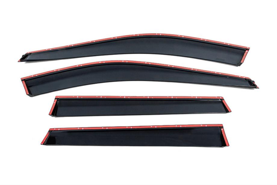Nissan X-trail T33/Rogue 2022- Deflectoare geamuri cu ornament cromat (4 buc, HIC) Foto 3