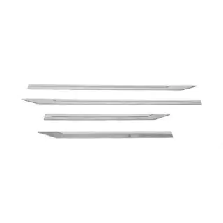 Molduri universale pentru usi inox 94,5/62 x 4 cm (4 buc) foto 2