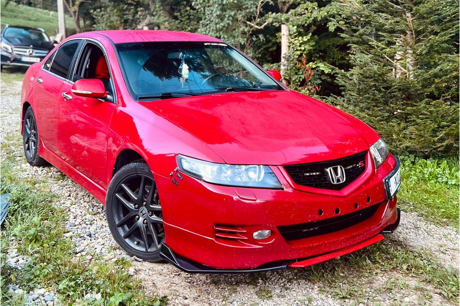 Honda Accord VII 2002-2007 Lip frontal Niken Red (ABS) Foto 1