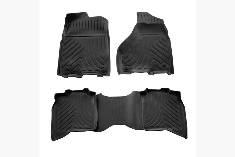 Dodge RAM (DS/DJ/D2) 2009–2024 Covorase Cauciuc Stingray 3D (Crew cab, 2009-2018, 4 buc) Image