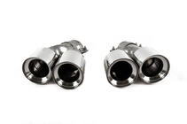 BMW Seria 5 G30/G31 2017–2023 Ornamente toba M5 Silver (2 buc.) foto 2