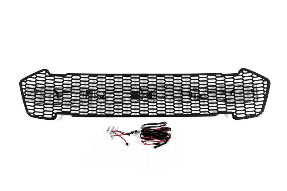 Ford Ranger 2011–2022 Grila Fata (2015-2018, Negru, LED) Foto 4