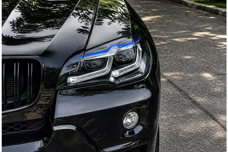 BMW X5 E70 2007-2013 Faruri fata LASER (2 buc) Image