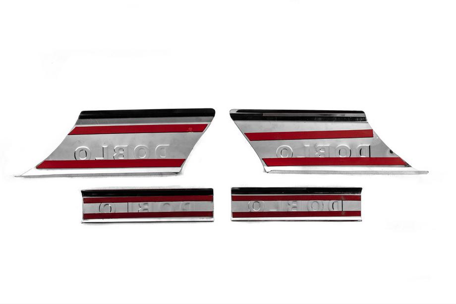 Fiat Doblo I 2001-2005 Protectii praguri interioare otel inoxidabil (Carmos V2) Foto 3