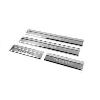 Protectii praguri Carmos V2 (4 buc, Inox) Volkswagen Touareg 2010-2018 foto 2