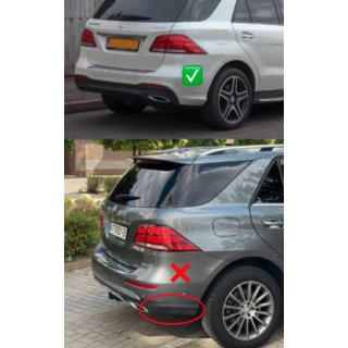 Difuzor spate pentru GLE (design GLE63) foto 3
