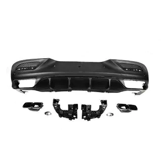 Difuzor spate cu tips Black (design GLE63)