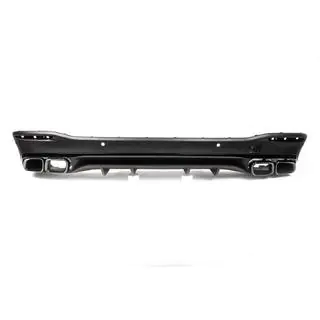 Difuzor spate cu tipsuri esapament BlackEdition (design GLS63) foto 3
