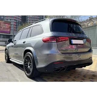 Difuzor spate cu tipsuri esapament BlackEdition (design GLS63) foto 1