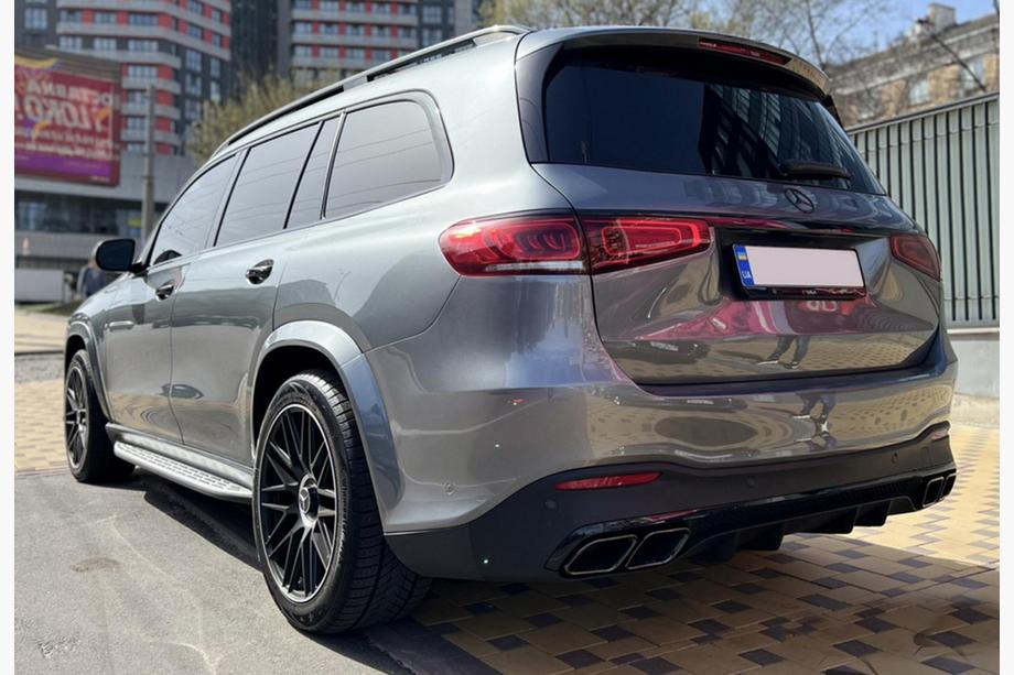 Mercedes GLS X167 2019- Difuzor spate cu tipsuri esapament BlackEdition (design GLS63) Image