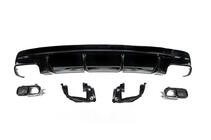 Mercedes CLA C117 2013-2019 Difuzor Spate Black (Design CLA45 cu Tipsuri) foto 1