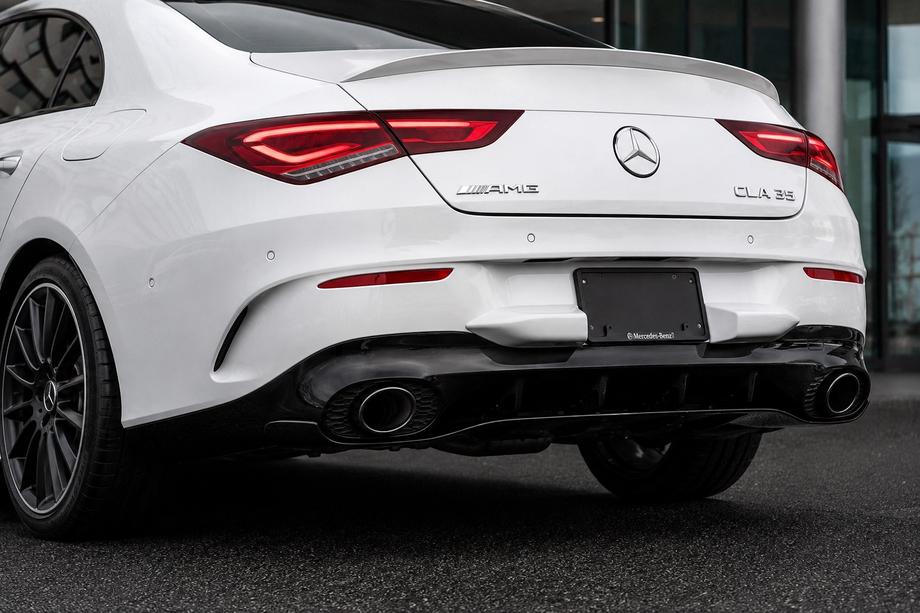 Mercedes CLA C118 2019- Difuzor spate cu tipsuri evacuare (design CLA35) Foto 2