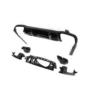 Difuzor spate cu tipsuri E63-Design Negru (pentru AMG/AMG-Line 2016-2020) foto 4