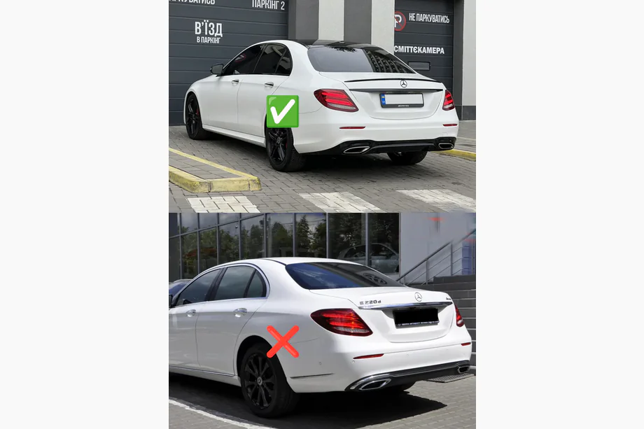 Mercedes E-class W213 2016-2023 Difuzor spate cu terminatii evacuare E53-Design (pentru AMG/AMG-Line) Foto 11