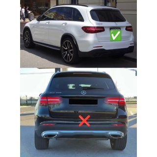 Difuzor spate cu tipsuri Black (Design AMG63) foto 3
