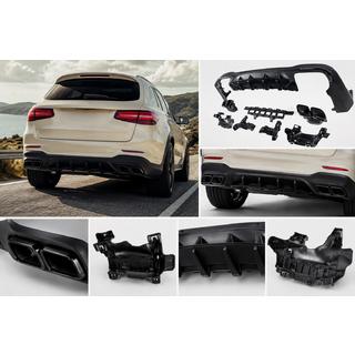 Difuzor spate cu tipsuri Black (Design AMG63) foto 1