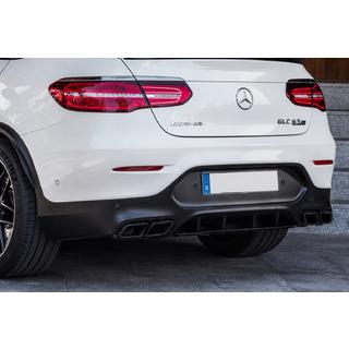 Difuzor spate cu tipsuri Black (Design AMG63) foto 2
