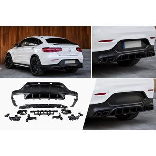 Difuzor spate cu tipsuri Black (Design AMG63) foto 1