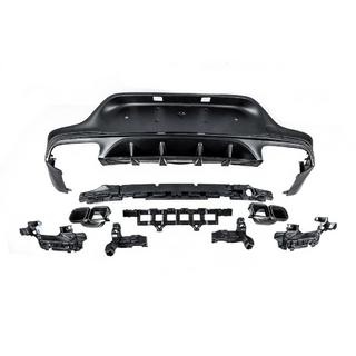 Difuzor spate cu tipsuri Black (Design AMG63) foto 4