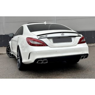Difuzor spate cu ornamente evacuare Black (2015-2018, design CLS63)