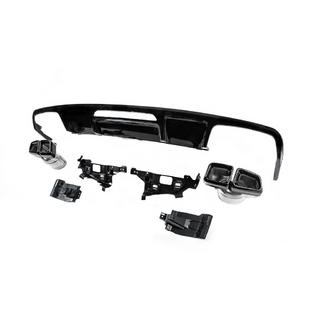 Difuzor spate cu ornamente evacuare Black (2015-2018, design CLS63) foto 4