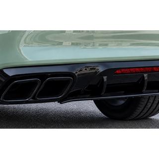 Difuzor spate cu terminatii esapament Black (2015-2018, Design GT63) foto 2