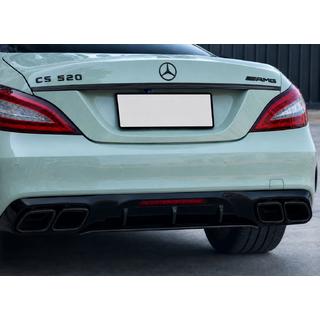 Difuzor spate cu terminatii esapament Black (2015-2018, Design GT63) foto 3