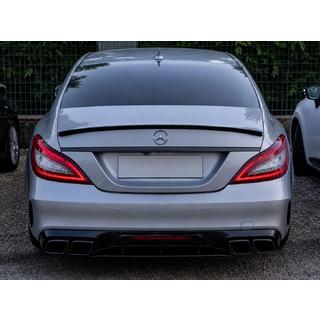 Difuzor spate cu terminatii esapament Black (2015-2018, Design GT63) foto 4